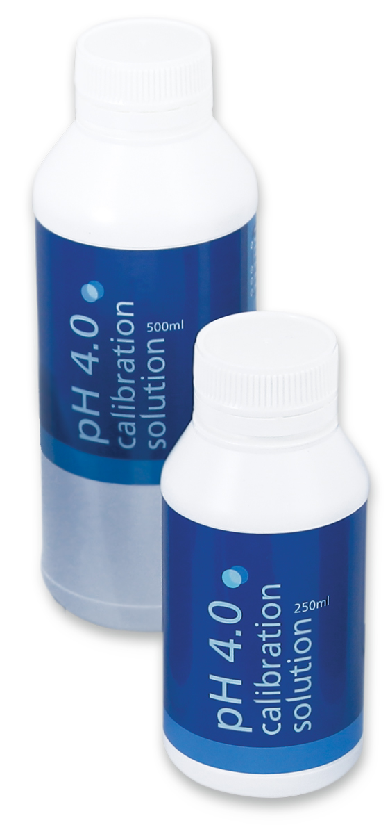 Bluelab pH 4.0 Calibration Solution, 250 ml, case of 6 Loudbank