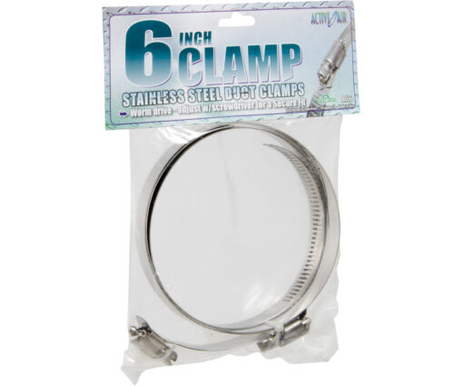 Stainless Steel Duct Clamps, 6" - Image 2