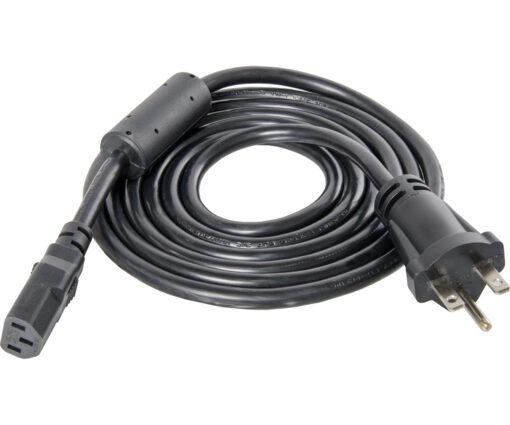 Power Cord For Phantom, Phantom DE, and Xtrasun Ballasts, 8', 240V, w/Ferrite Ring AWG 16/3