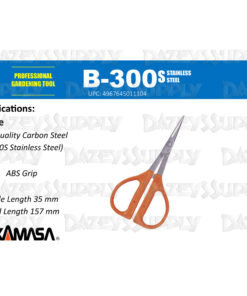 Chikamasa B300S Garden Scissors Straight Blade, SS/ABS