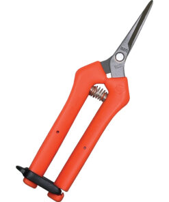 Chikamasa TP-500SRF Spring-loaded Curved Pruners with Fluorine Coating