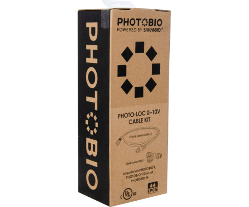 PHOTOBIO PHOTO-LOC 0-10V Cable Kit, 2 Cables and TEE, 8' (for use with the PHOTOBIO M, T, and T Duo)