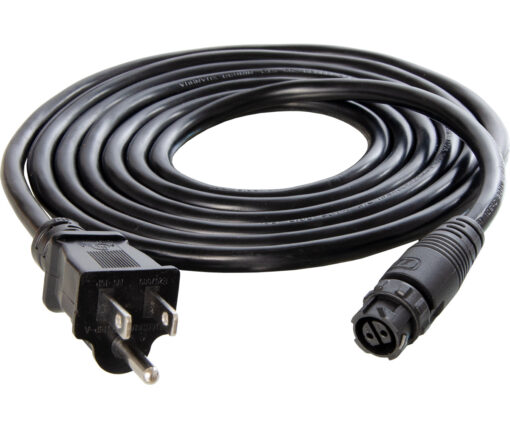 PHOTOBIO V Black Cable Harness, 18AWG, 110-120V, w/5-15P, 8' - Image 2