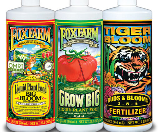 FoxFarm Soil Formula Nutrients Trio, 3 qts