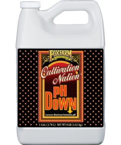 FoxFarm Cultivation Nation® pH DOWN, 1 gal, case of 4