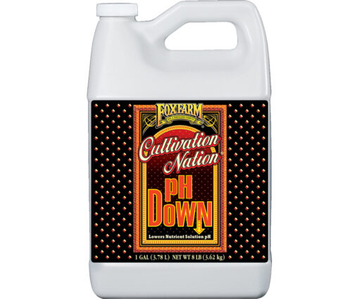 FoxFarm Cultivation Nation® pH DOWN, 1 gal, case of 4