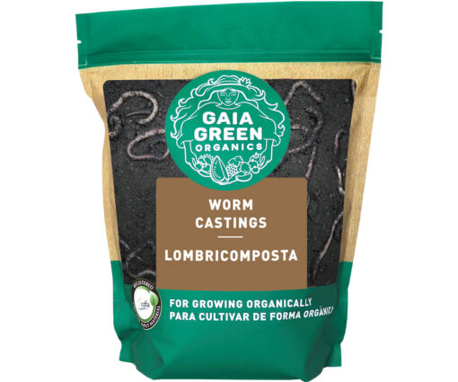 Gaia Green Worm Castings, 2 L U.S. Pouch - Image 2