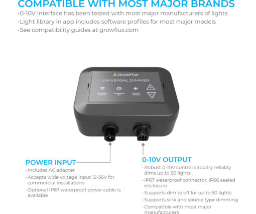 GrowFlux Dimmer Kit w/ Access Point and Photobio Photo Loc Adapter - Image 2