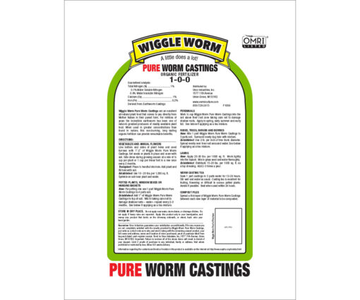 Wiggle Worm Pure Worm Castings, 30 lbs - Image 2