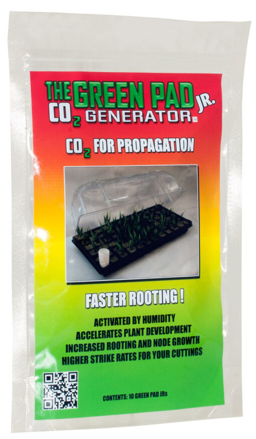 Green Pad Jr. CO2 Generator, pack of 10 pads