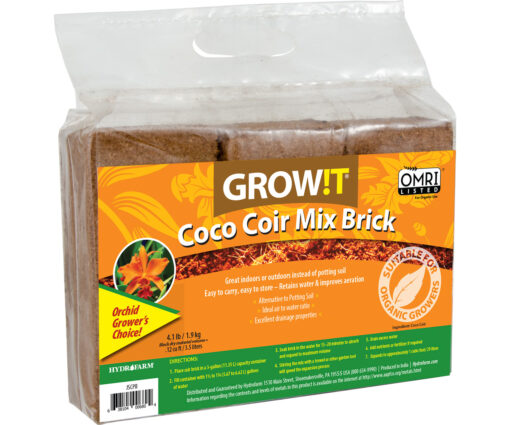 GROW!T Coco Coir Mix Brick, pack of 3 - Image 2