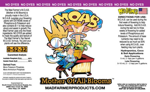 Mad Farmer Mother Of All Blooms, 5 lb (2.3 kg) - Image 2