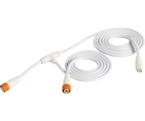 PHOTOBIO PHOTO LOC 0-10V Control Cable, 8' Trunk + 5' Branch (White) - Image 2