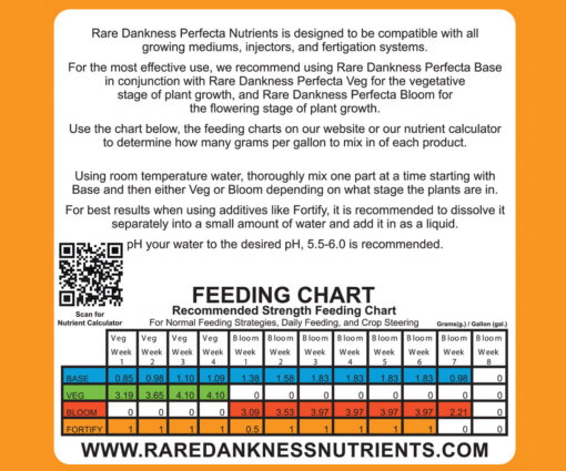 Rare Dankness Nutrients Perfecta FORTIFY, 1 gallon pail, 6 lbs