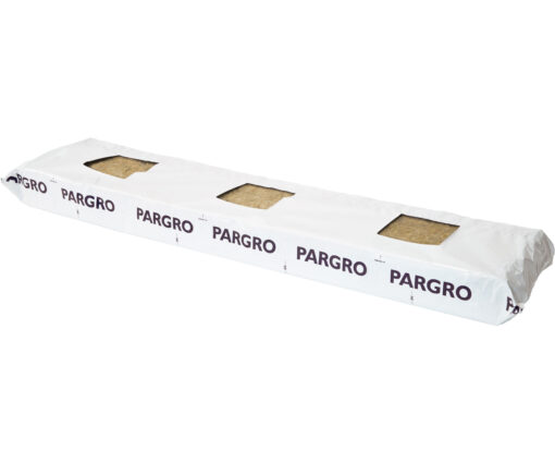 Pargro Slab 36" x 6" x 3" with 3-4" x 4" pre-cut holes, case of 12