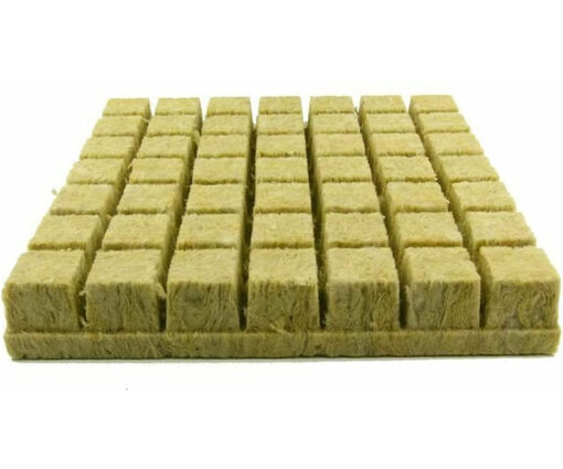 Grodan Stone wool A-OK Starter Plugs 36/40 6/15 Starter Cubes, 1.5" x 1.5", 30 sheets of 98