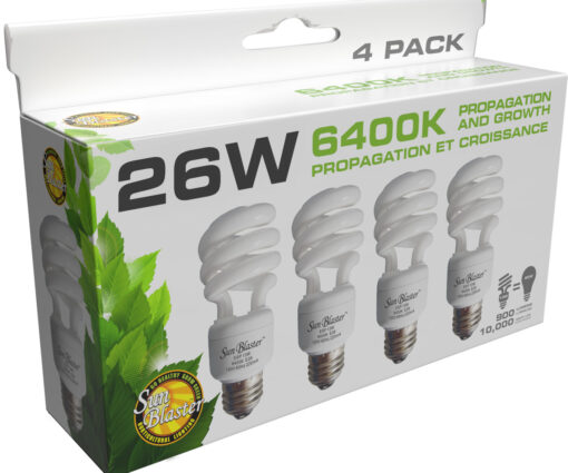 Sunblaster CFL 6400K, 26W (Pack of 4) - Image 2