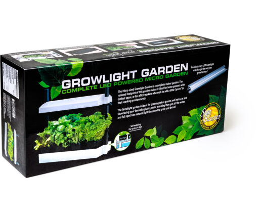 SunBlaster Micro LED Grow Light Garden, White
